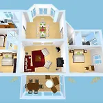 Апартаменты The Old Fenwick House Hautot-sur-Mer